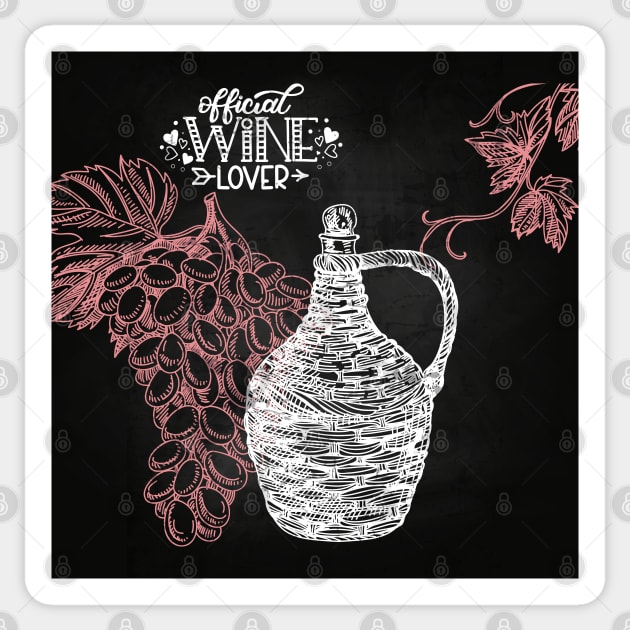 Wine blackboard #13 Sticker by GreekTavern